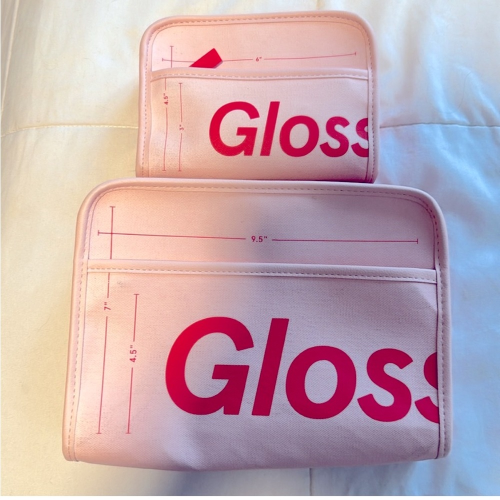 Glossier | Beauty Bag & Philly Exclisive Mini Beauty Bag - Used Condition